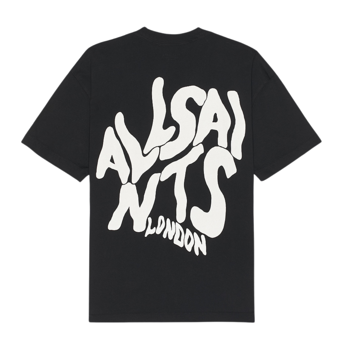 AllSaints Graffiti Logo Black