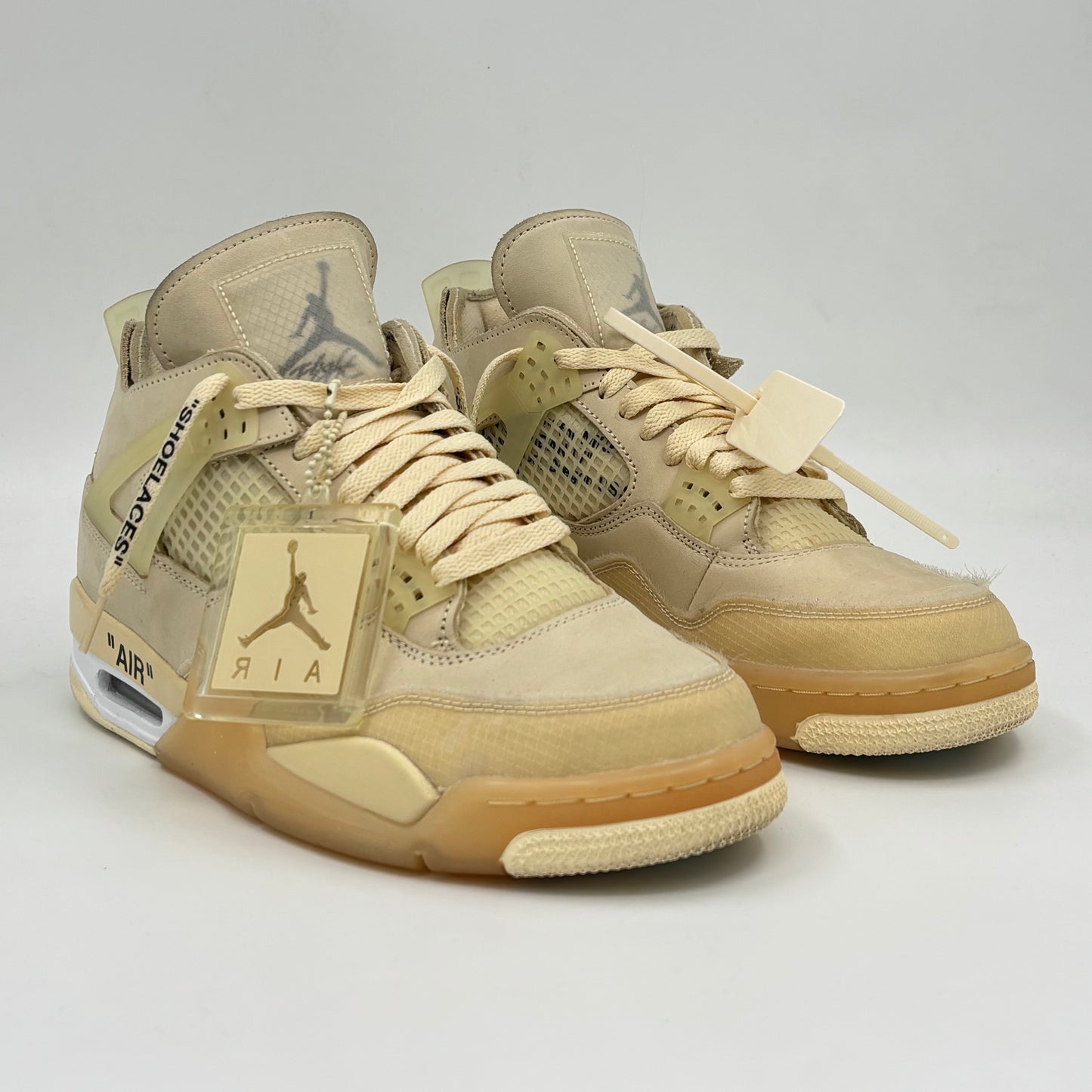 Air Jordan 4 Retro Off-White "Sail" (Pre-owned 8/10)