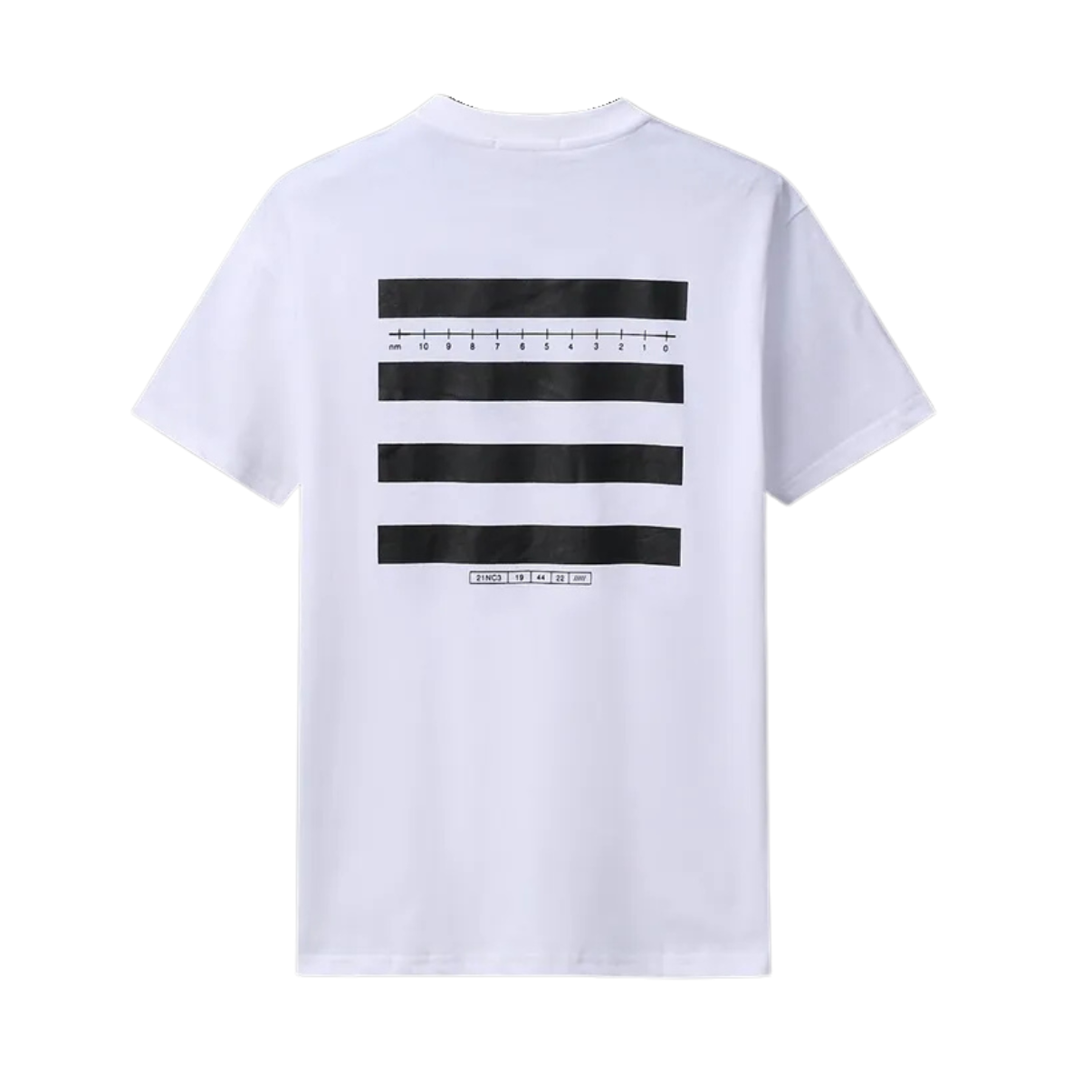 Dolce & Gabbana White Graphic Bars Tee