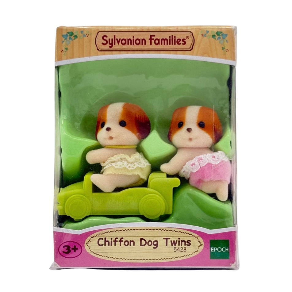 Sylvanian F. Set Twins (Chiffon Dog)