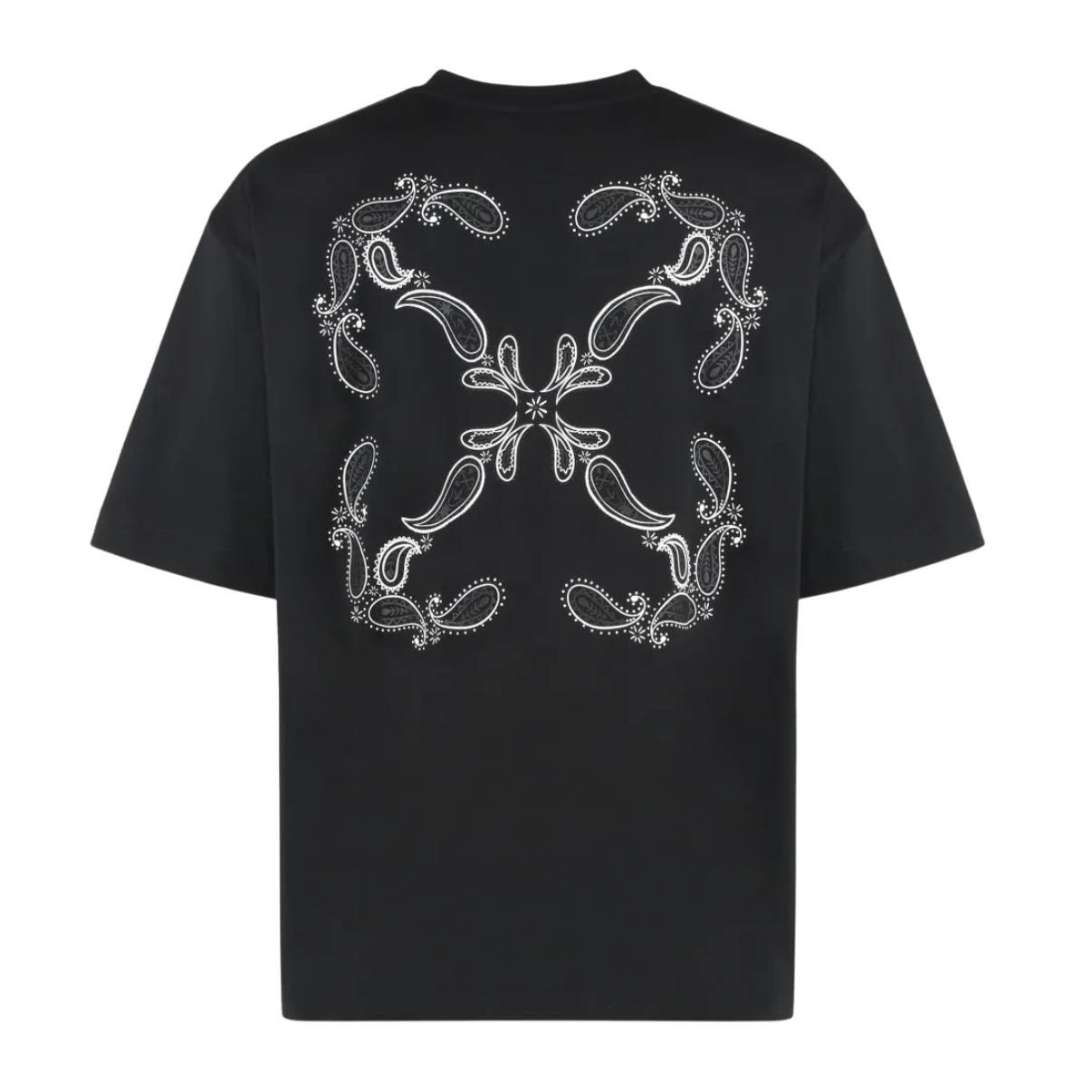 Off-White Paisley Arrow Tee – Black