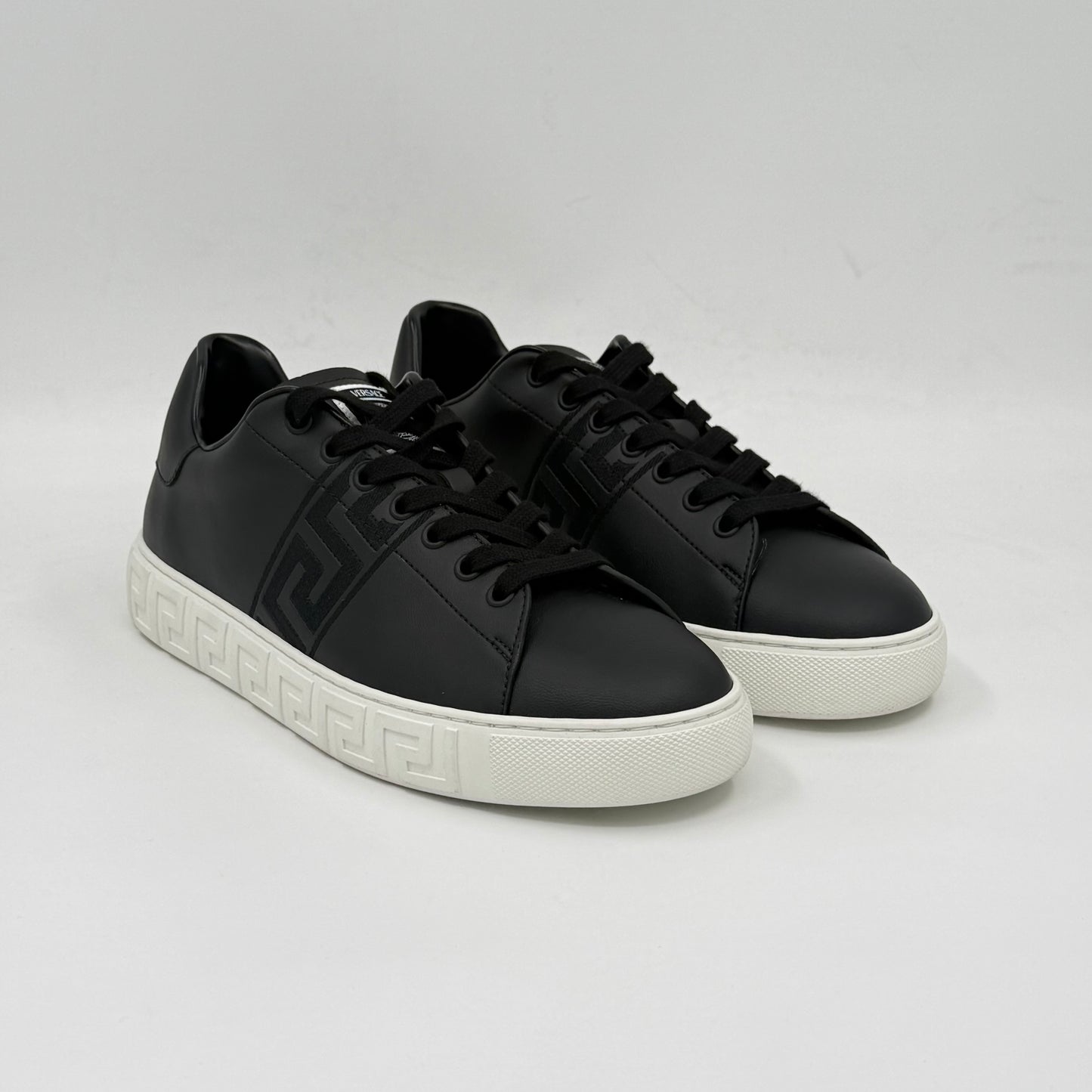Versace Embroidered Greca Black