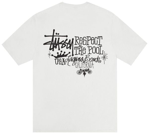 Stussy Respect The Pool Tee Pigment Dyed 'Natural'