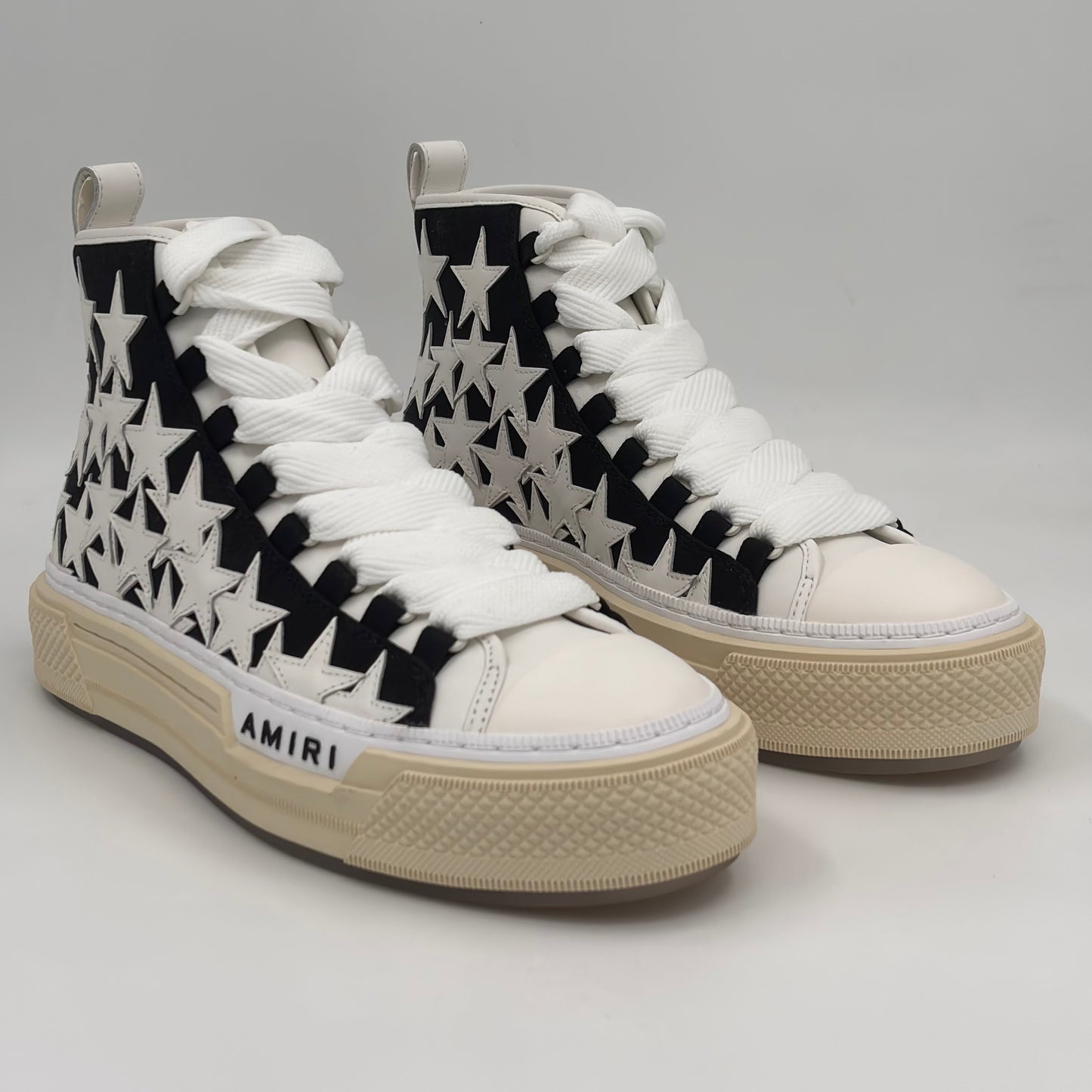 Amiri Stars Court High Black White