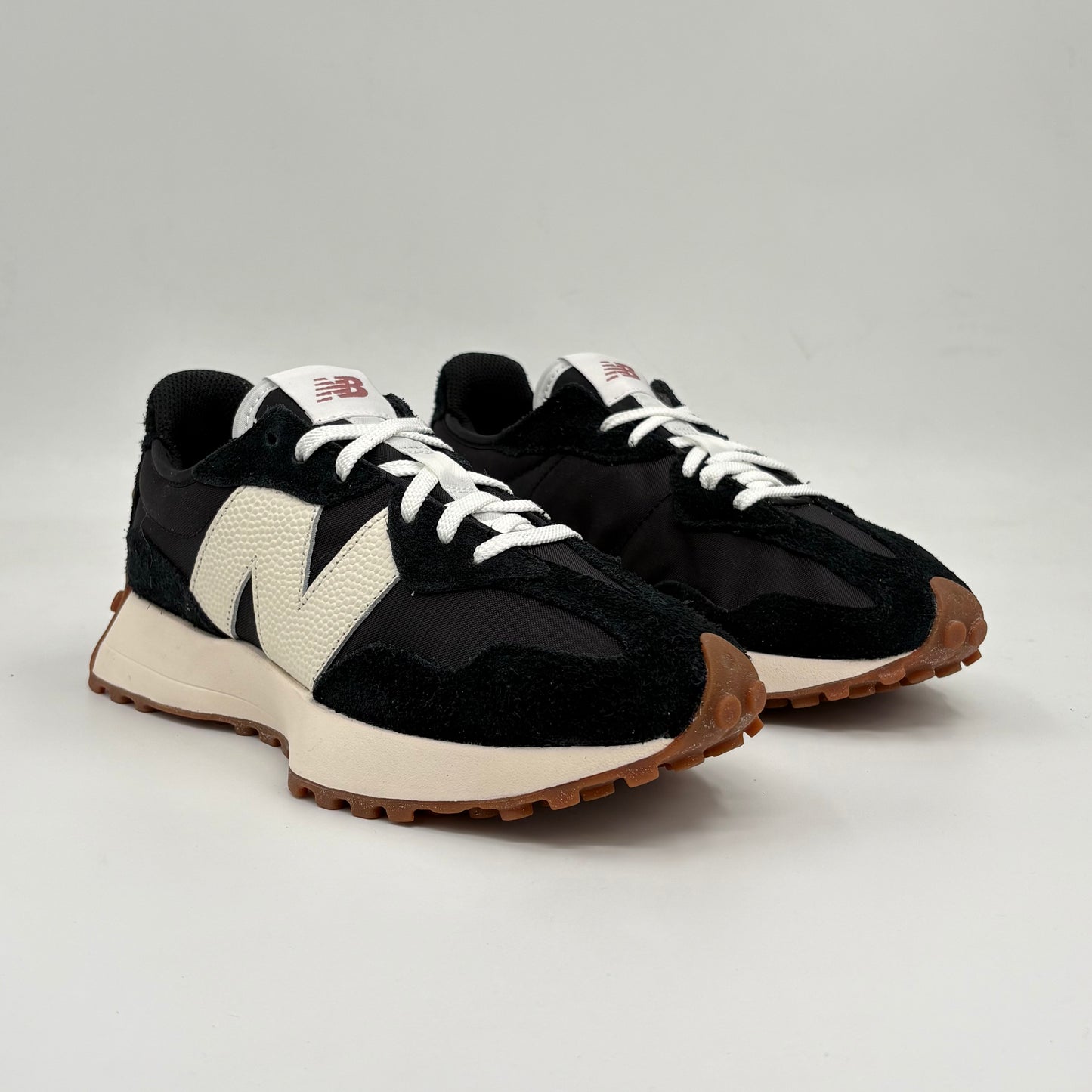 New Balance 327 Black White Gum