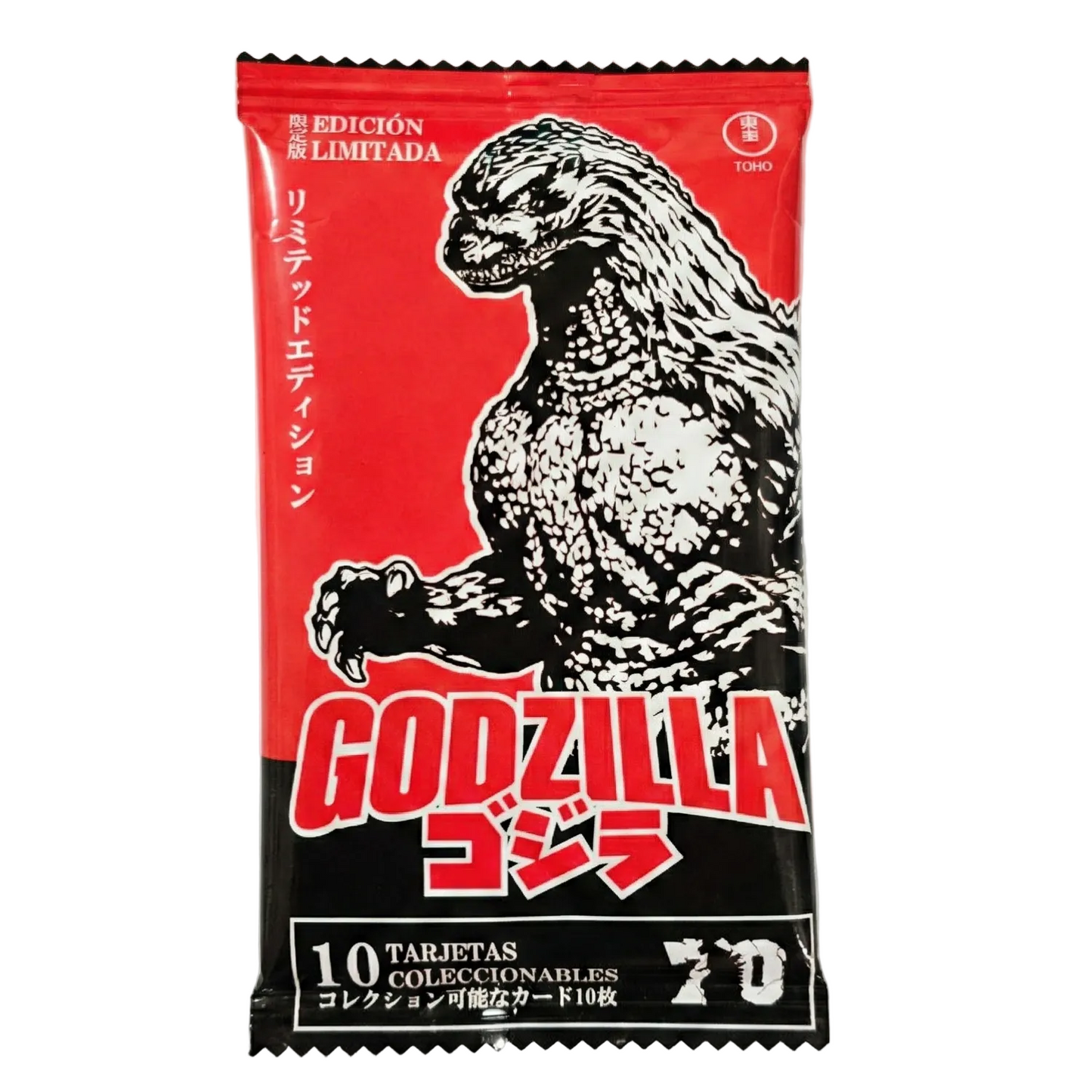 GODZILLA (10 PACK TARJETAS COLECCIONABLES)