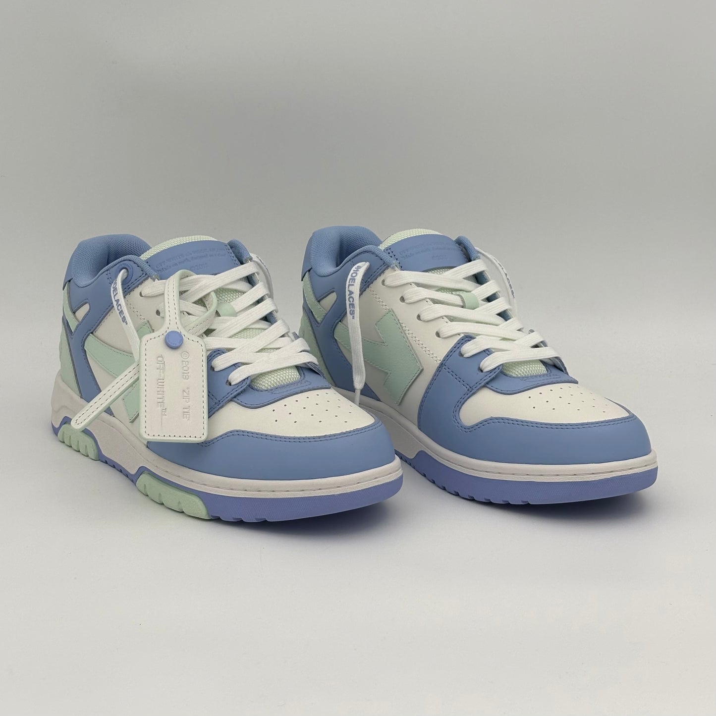 Off White Out Of Office Tricolor Dusty Blue Baby Blue