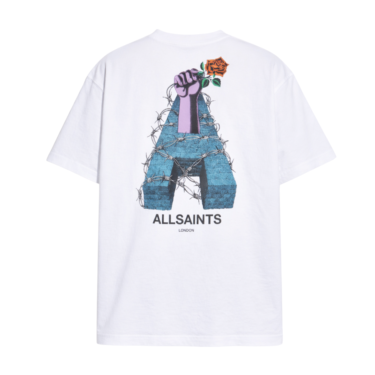 AllSaints Graphic “A Rose” Tee