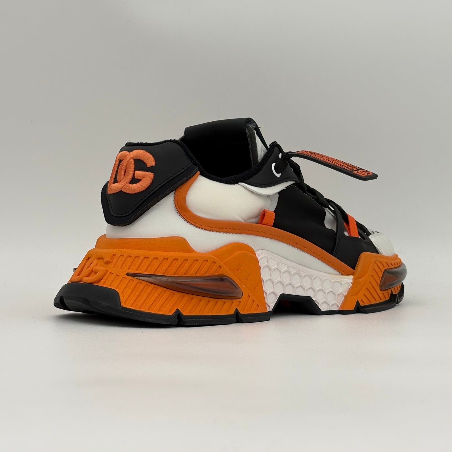 Dolce & Gabbana Airmaster Low Top Black White Orange