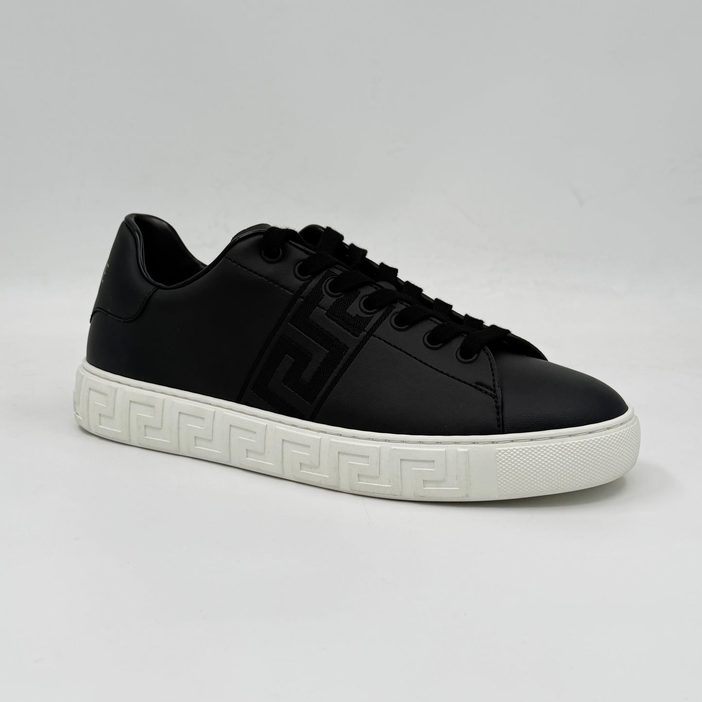Versace Embroidered Greca Black
