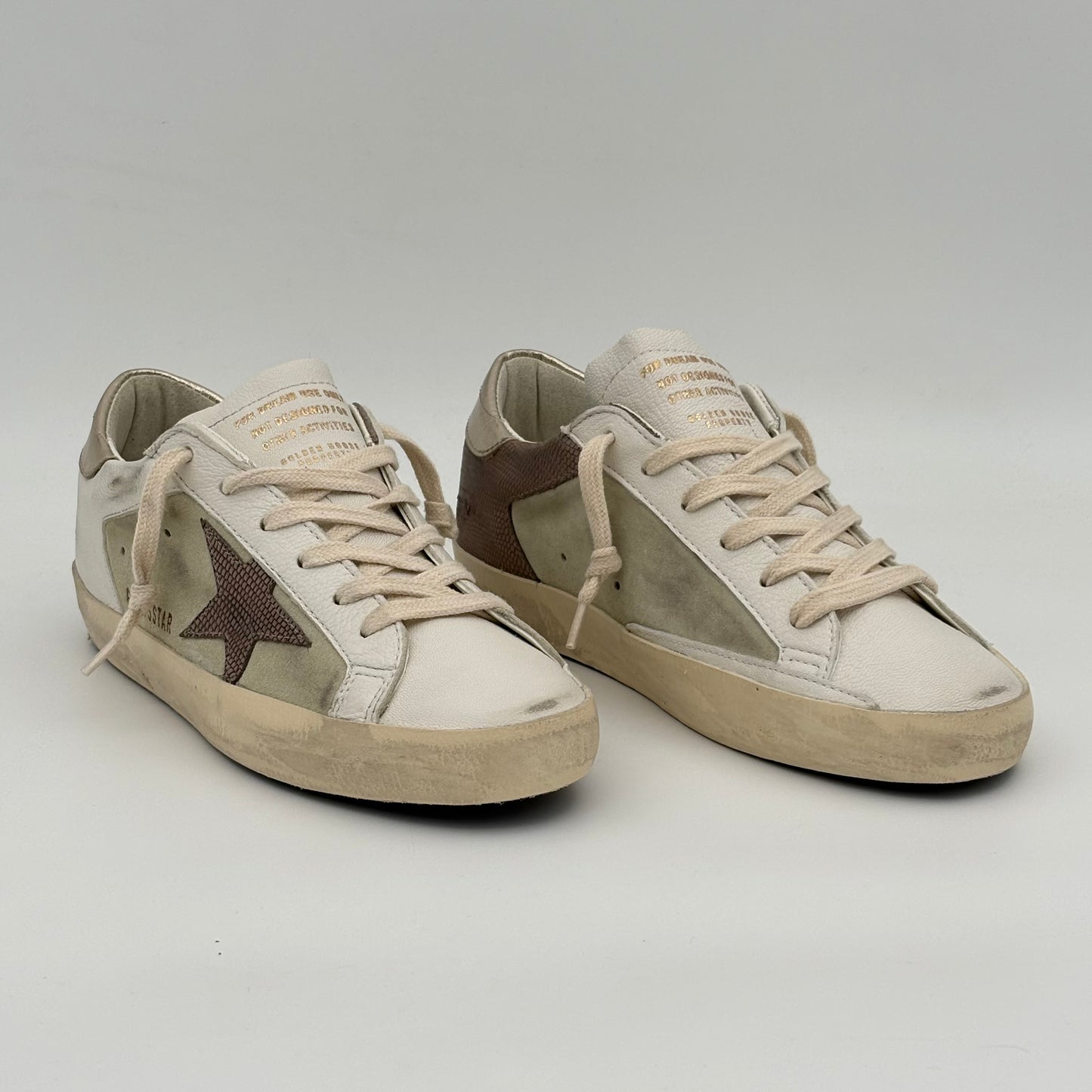 Golden Goose Súper Star White Brown