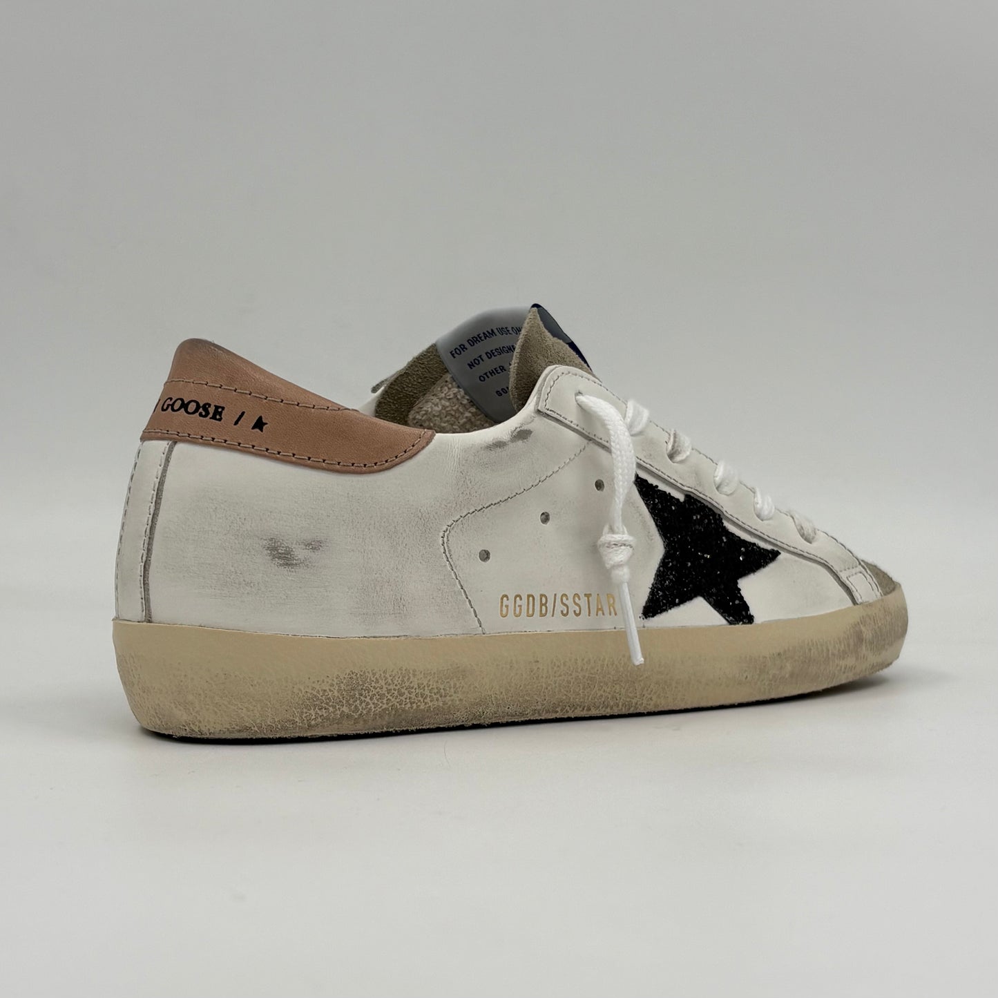 Golden Goose Super-Star
White Black Glitter Women's