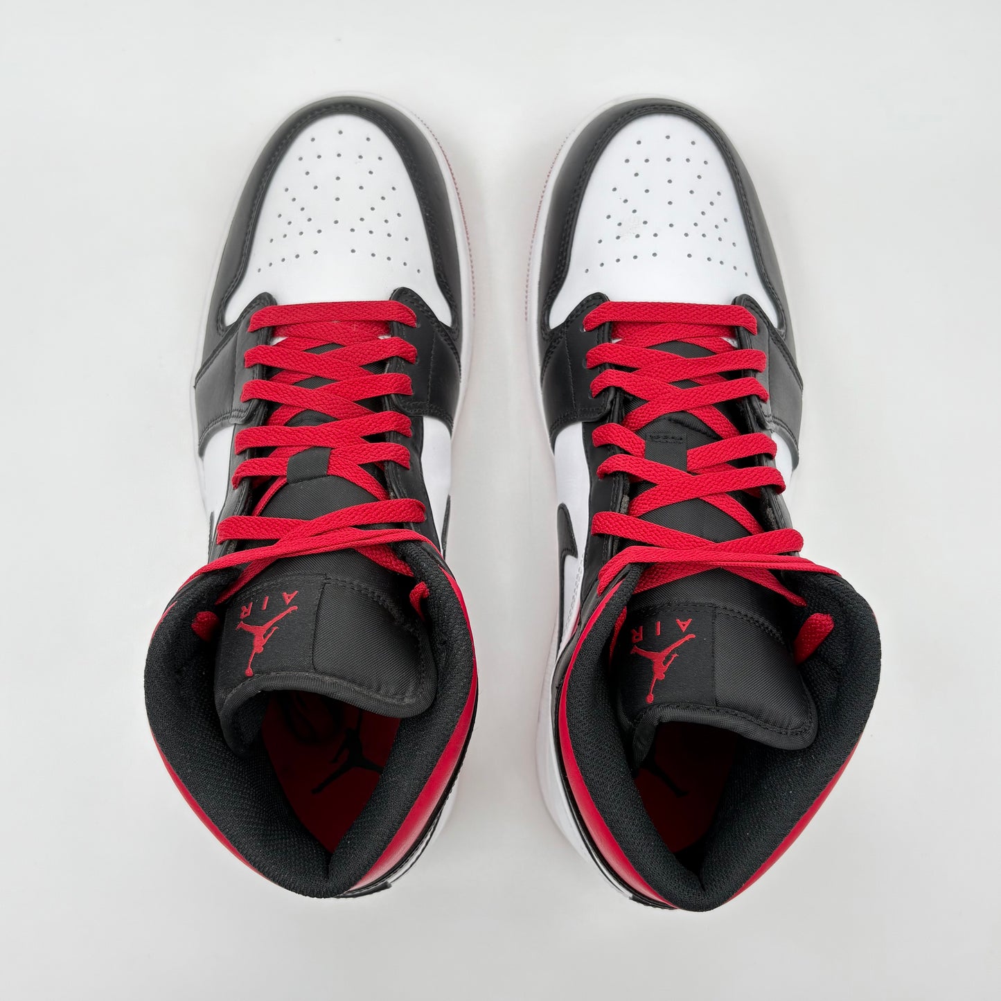 Jordan 1 Mid Gym Red Black