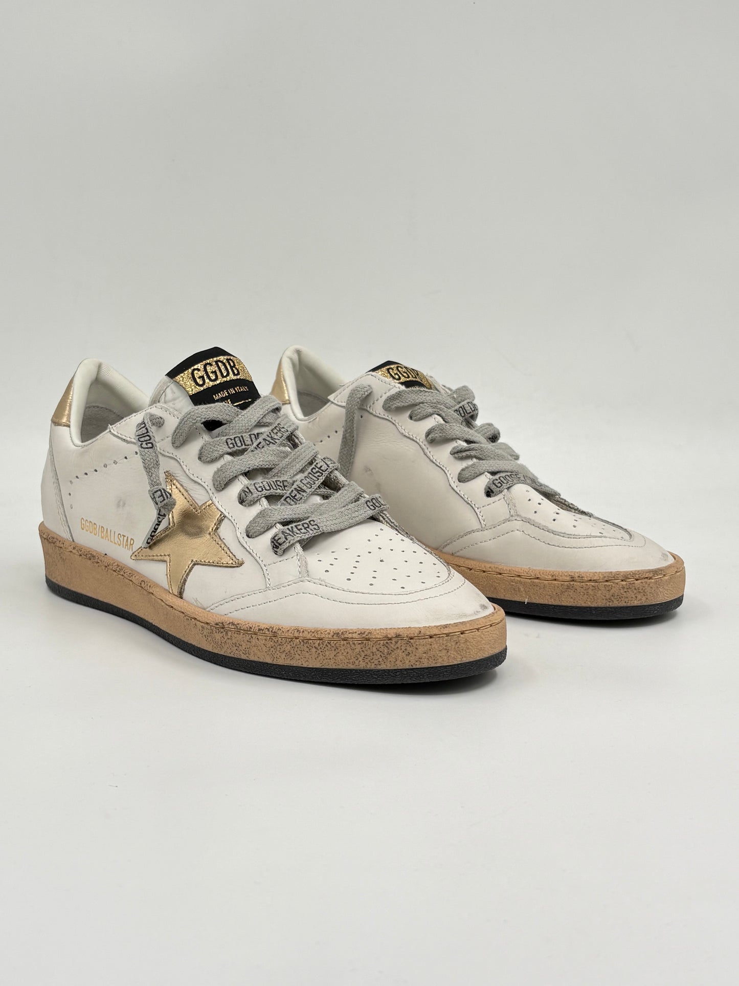 Golden Goose Ball Star White Platinum
