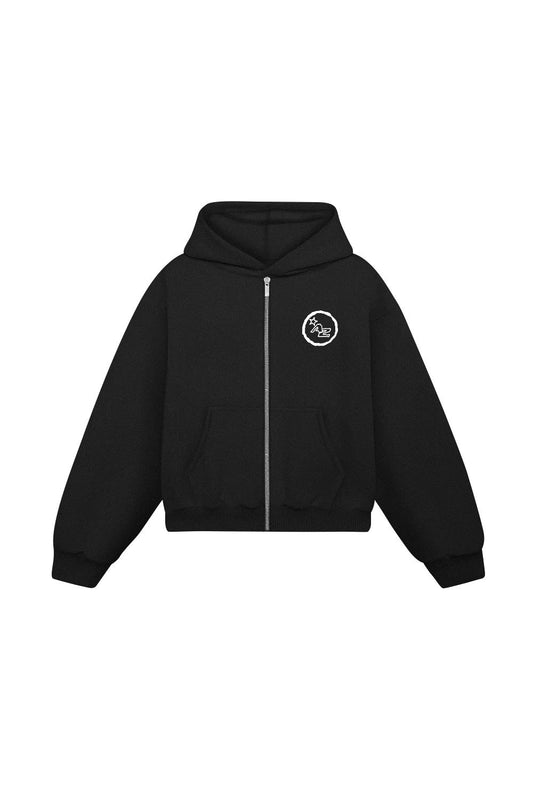 AZ SKULL ANGEL ZIPPER