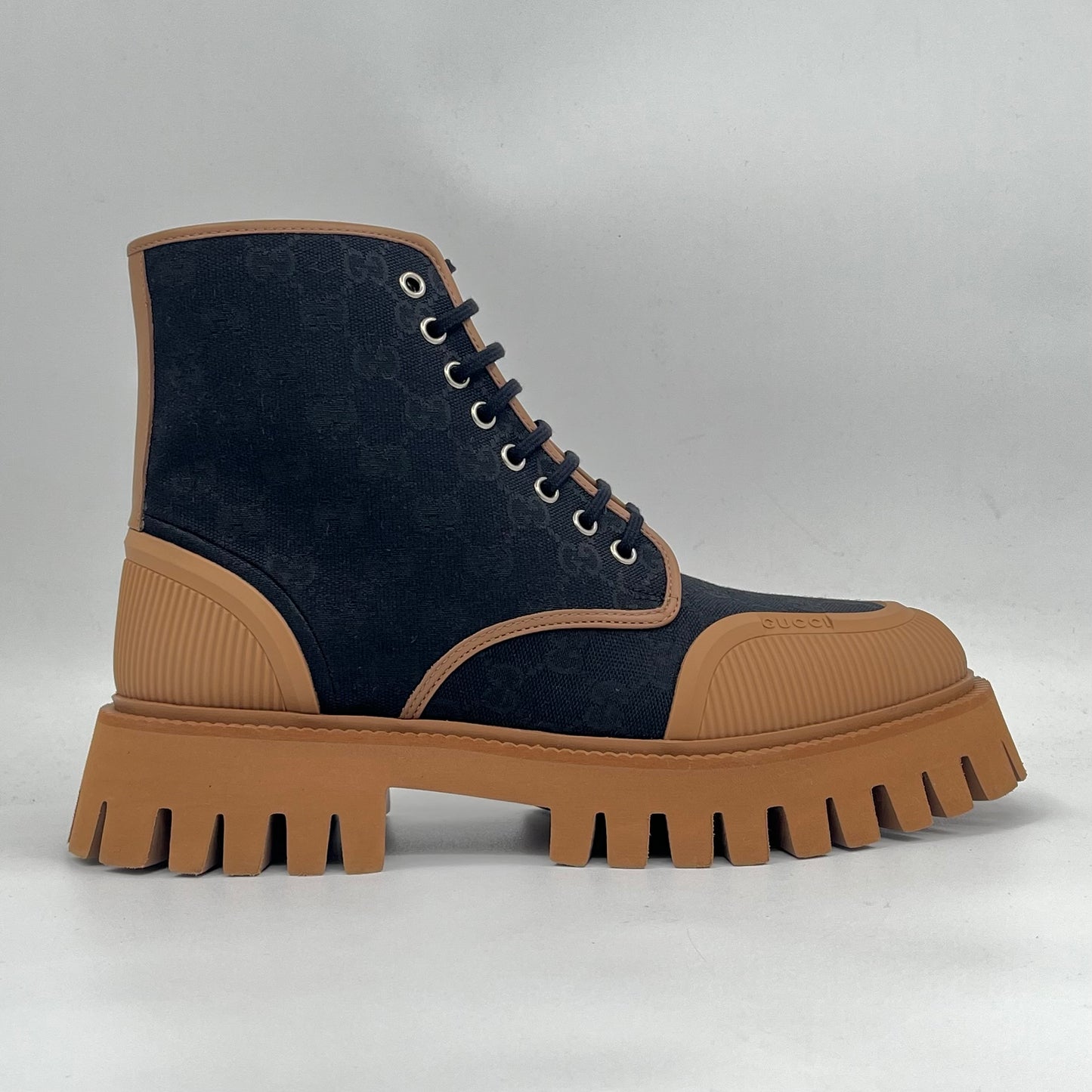 Gucci Lace Up Boot 'Maxi GG - Black’