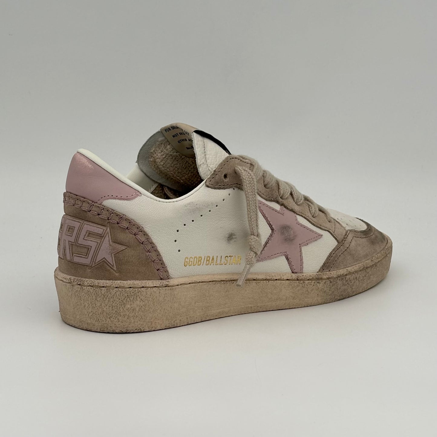 Golden Goose Ball Star White Pink SS25