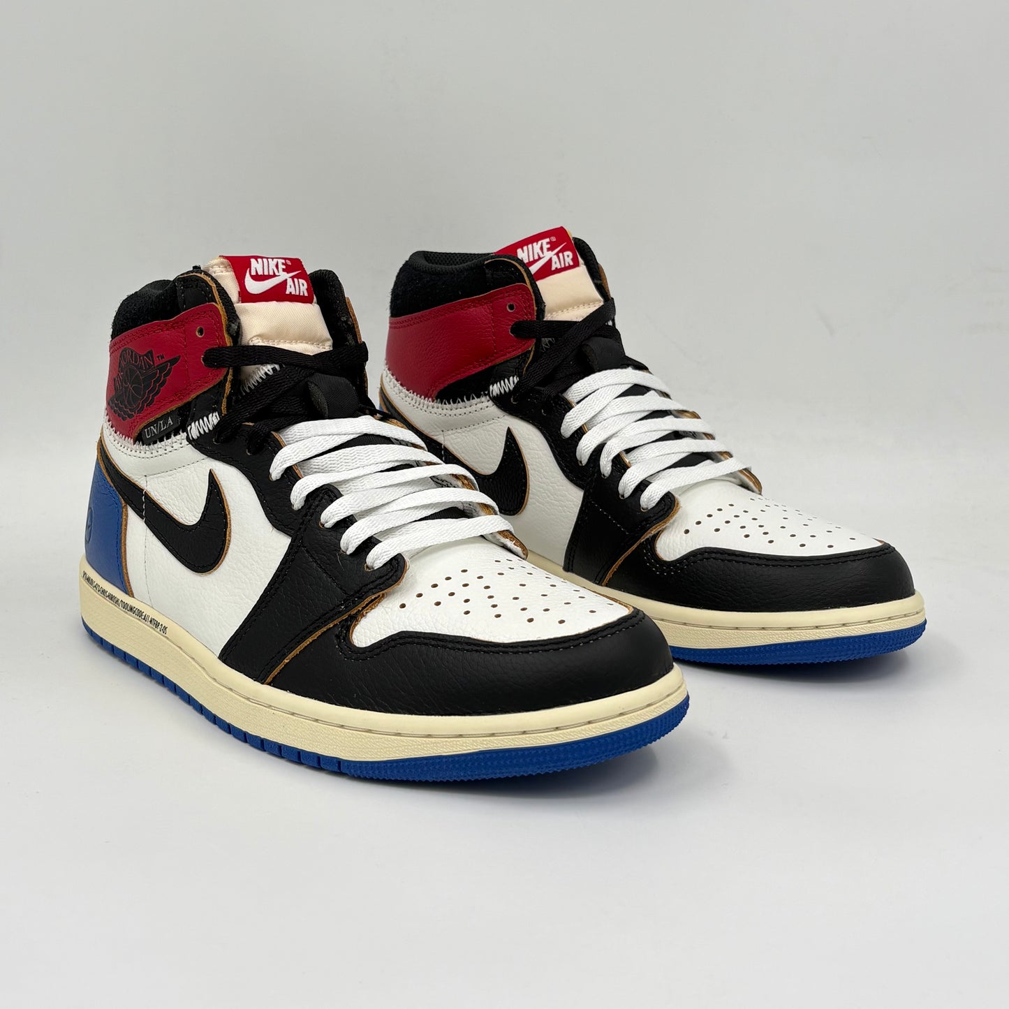 Jordan 1 Retro High OG SP Fragment x Union LA Varsity Red Sport Royal