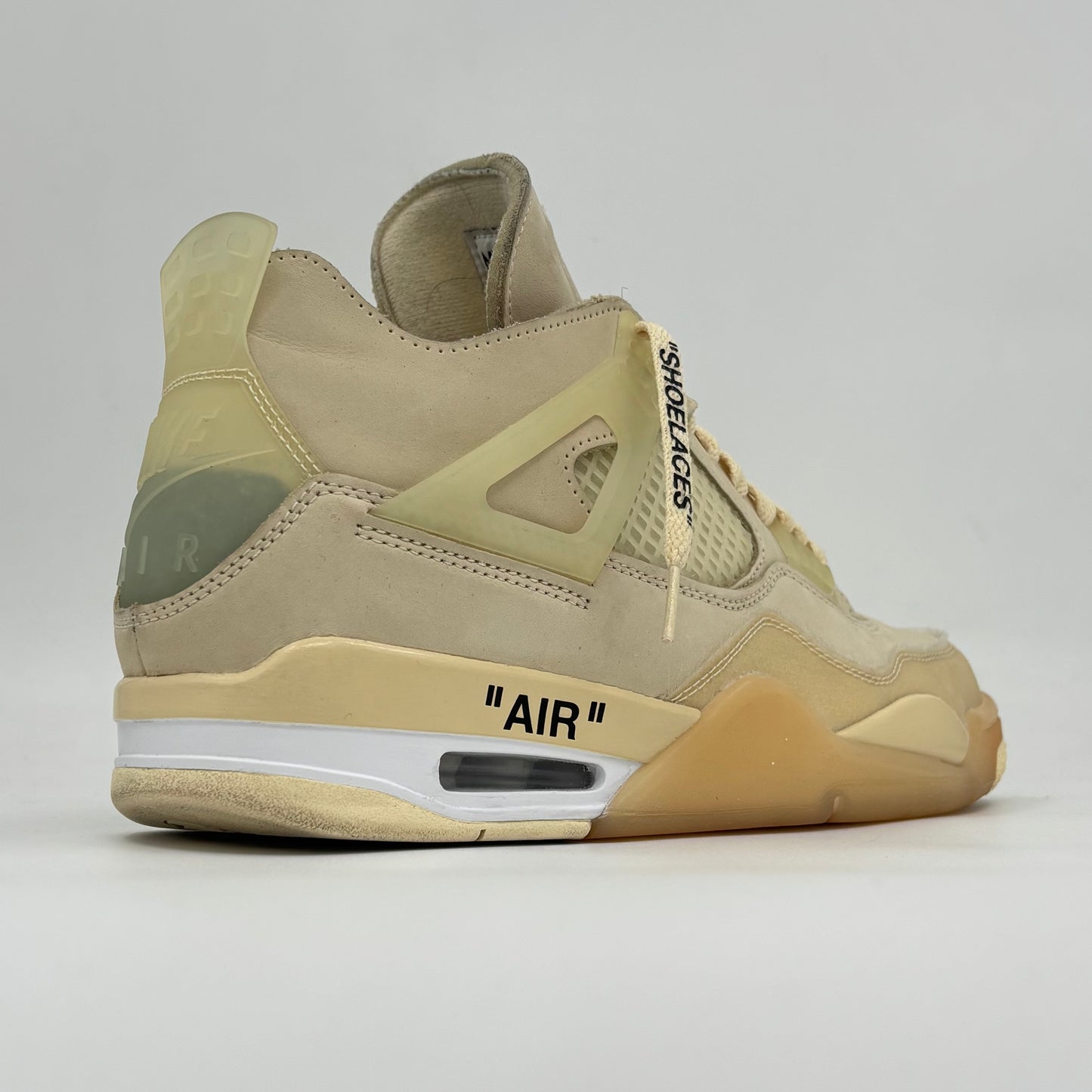 Air Jordan 4 Retro Off-White "Sail" (Pre-owned 8/10)