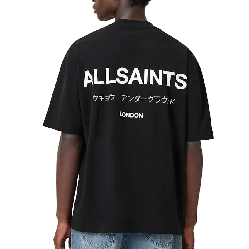 AllSaints Underground Oversized Crew Neck T-Shirt