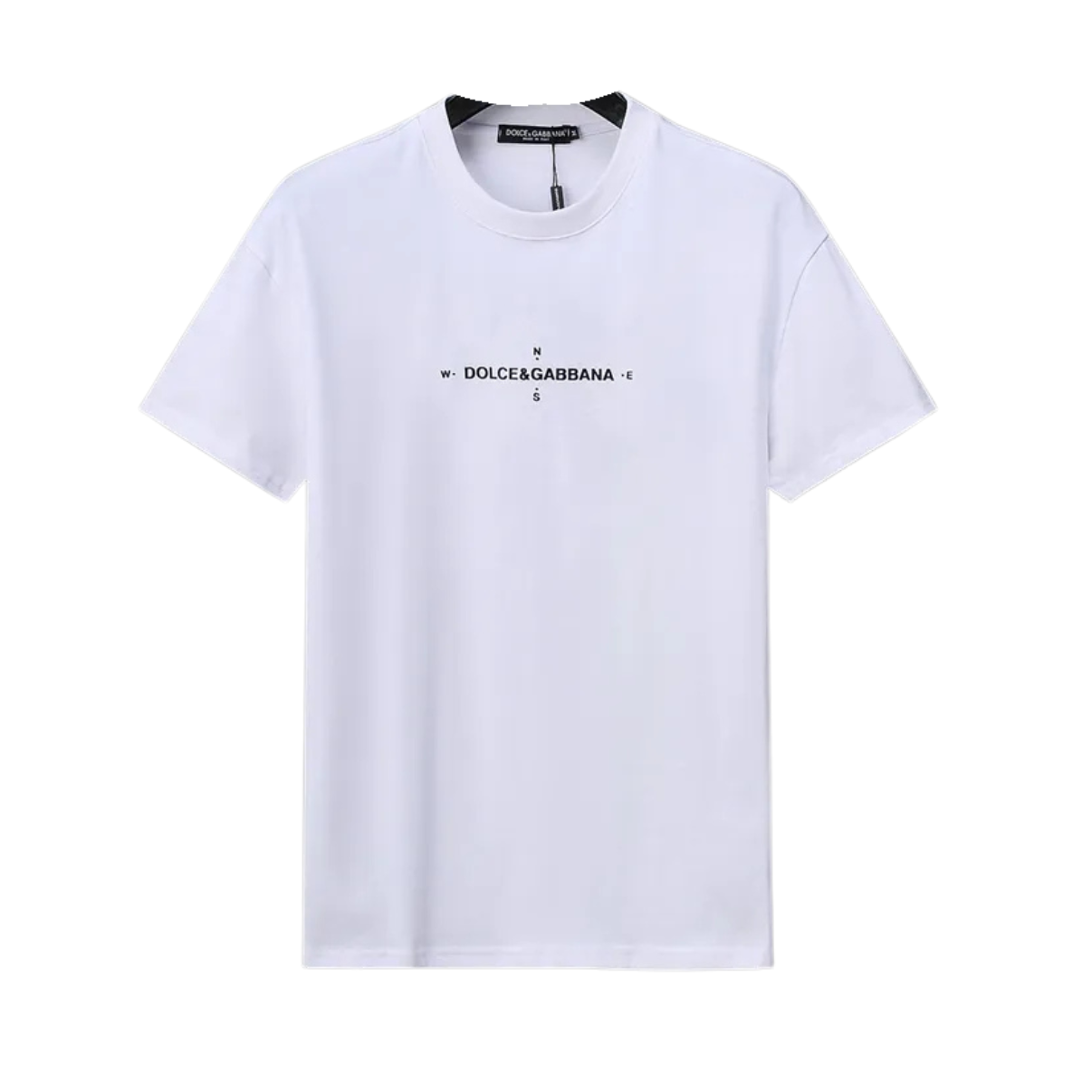 Dolce & Gabbana White Graphic Bars Tee