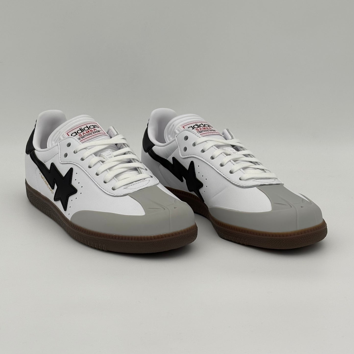 Adidas Samba Bape                  White Black