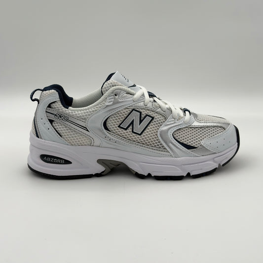 New Balance 530 White Silver Navy
