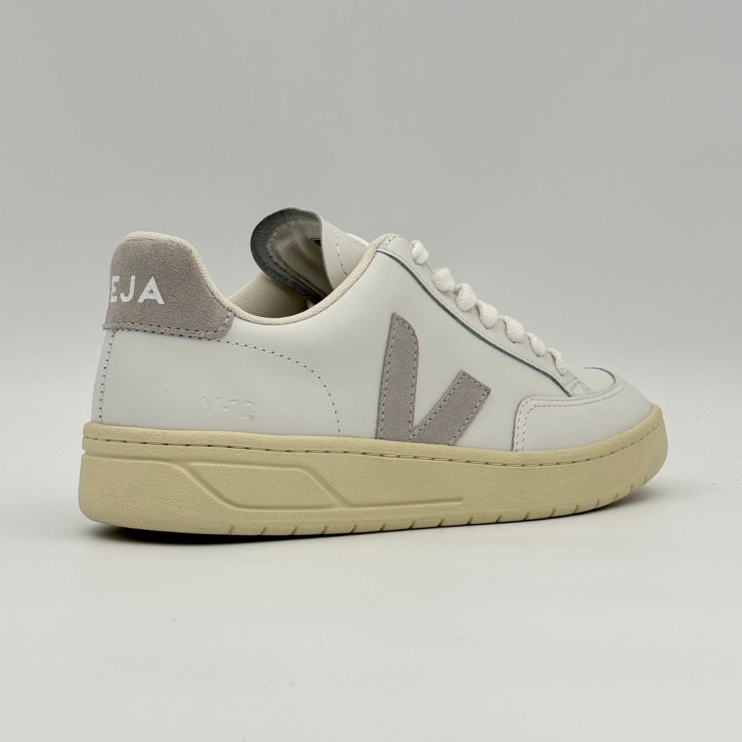 Veja V-12 White Natural Suede