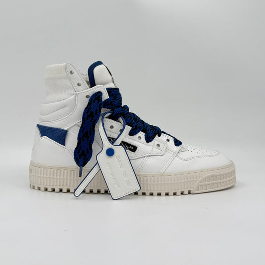 Off White 3.0 Court Calf Leather  White Navy Blue