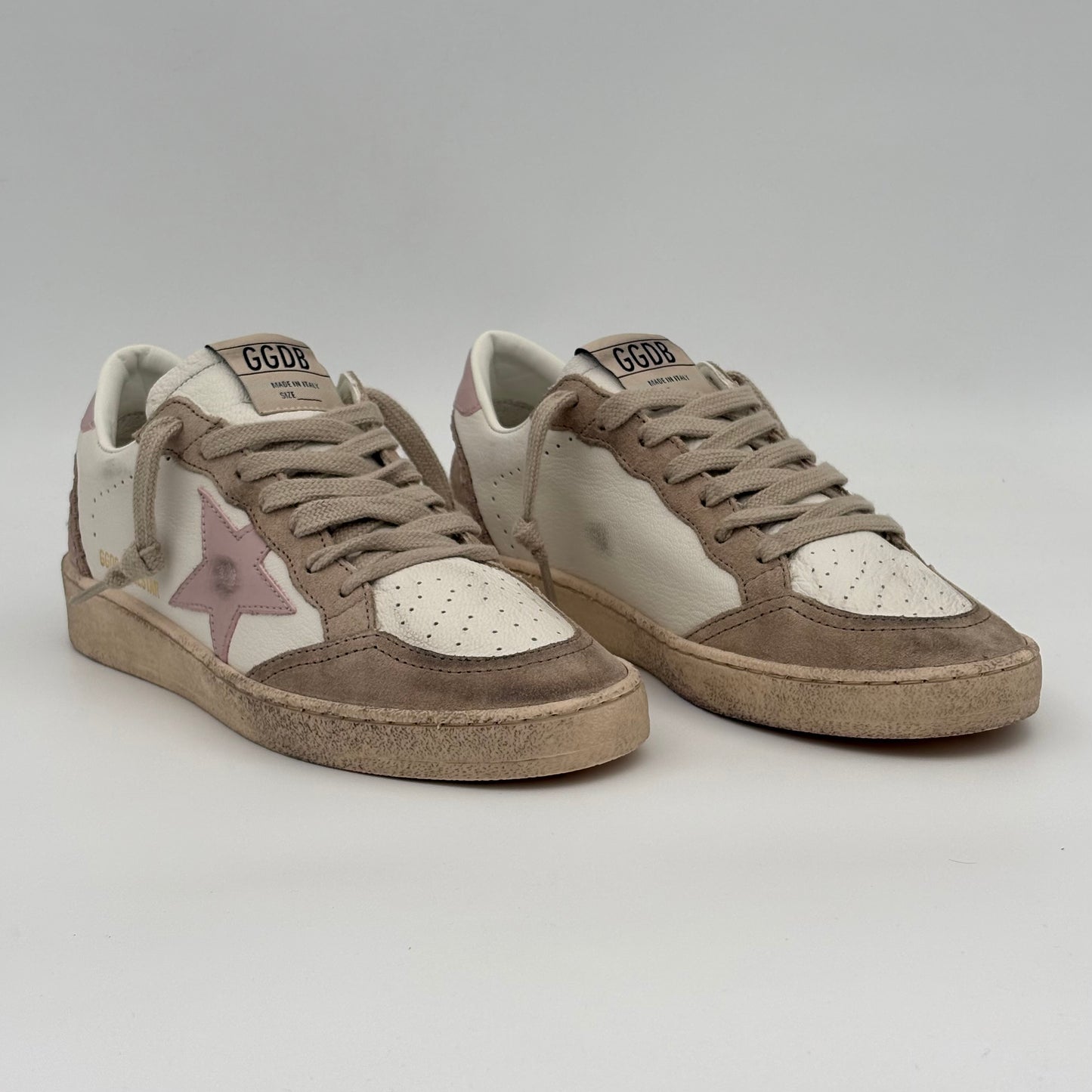 Golden Goose Ball Star White Pink SS25