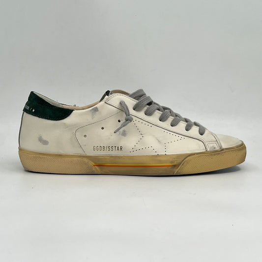 Golden Goose Super-Star White Green