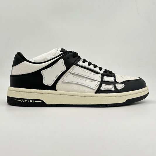 AMIRI Skel Top Low Black White