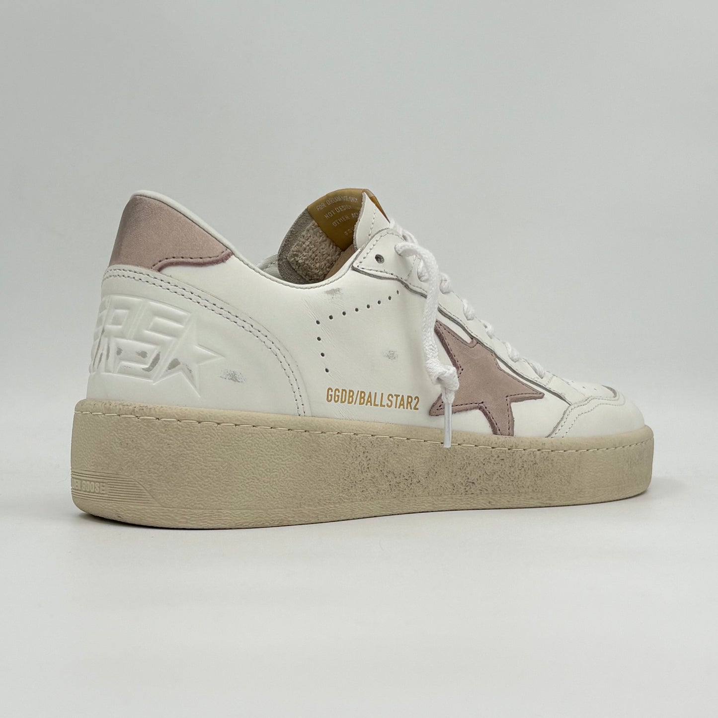 Golden Goose Ballstar 2 White Pink