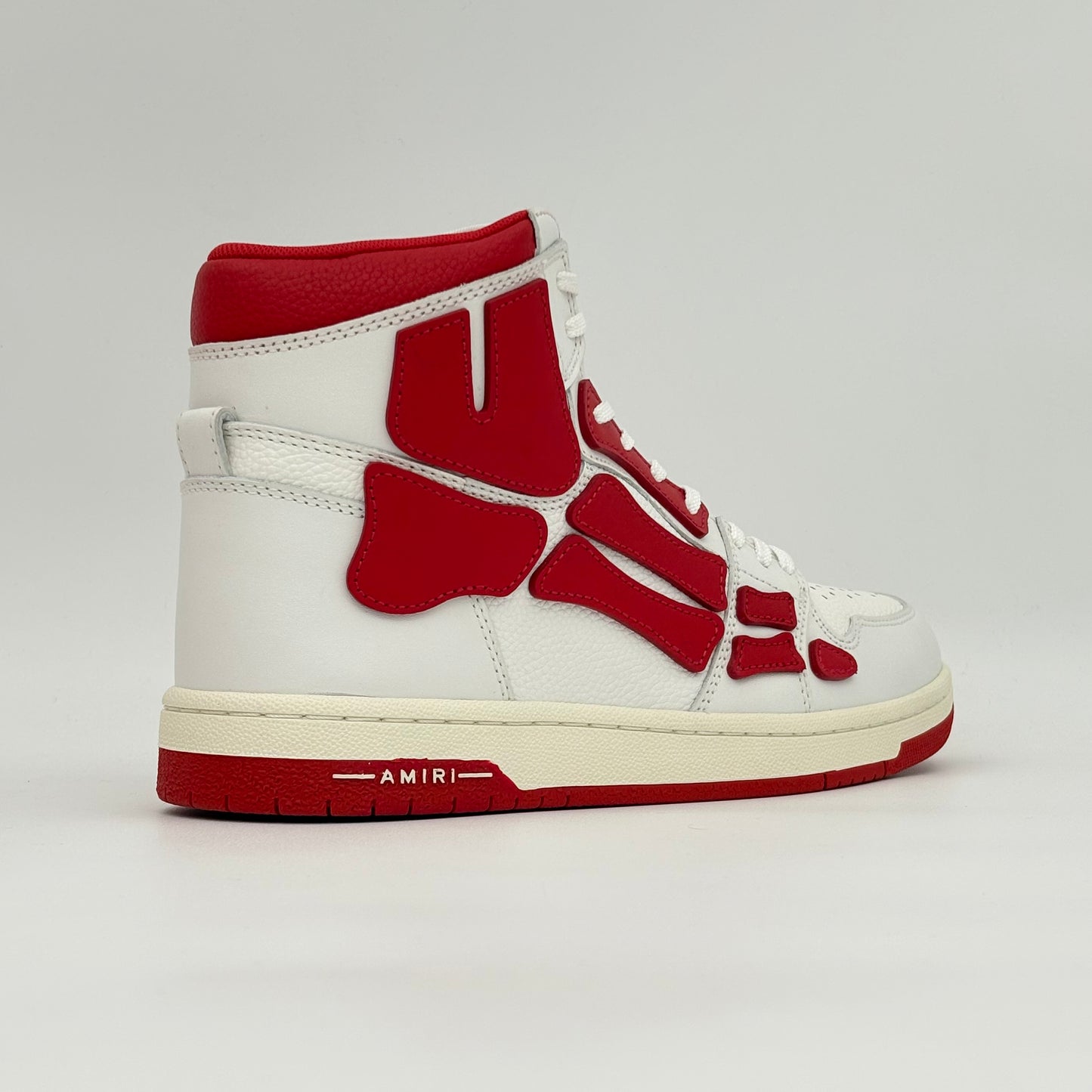 AMIRI Skel Panelled High Top
White Red