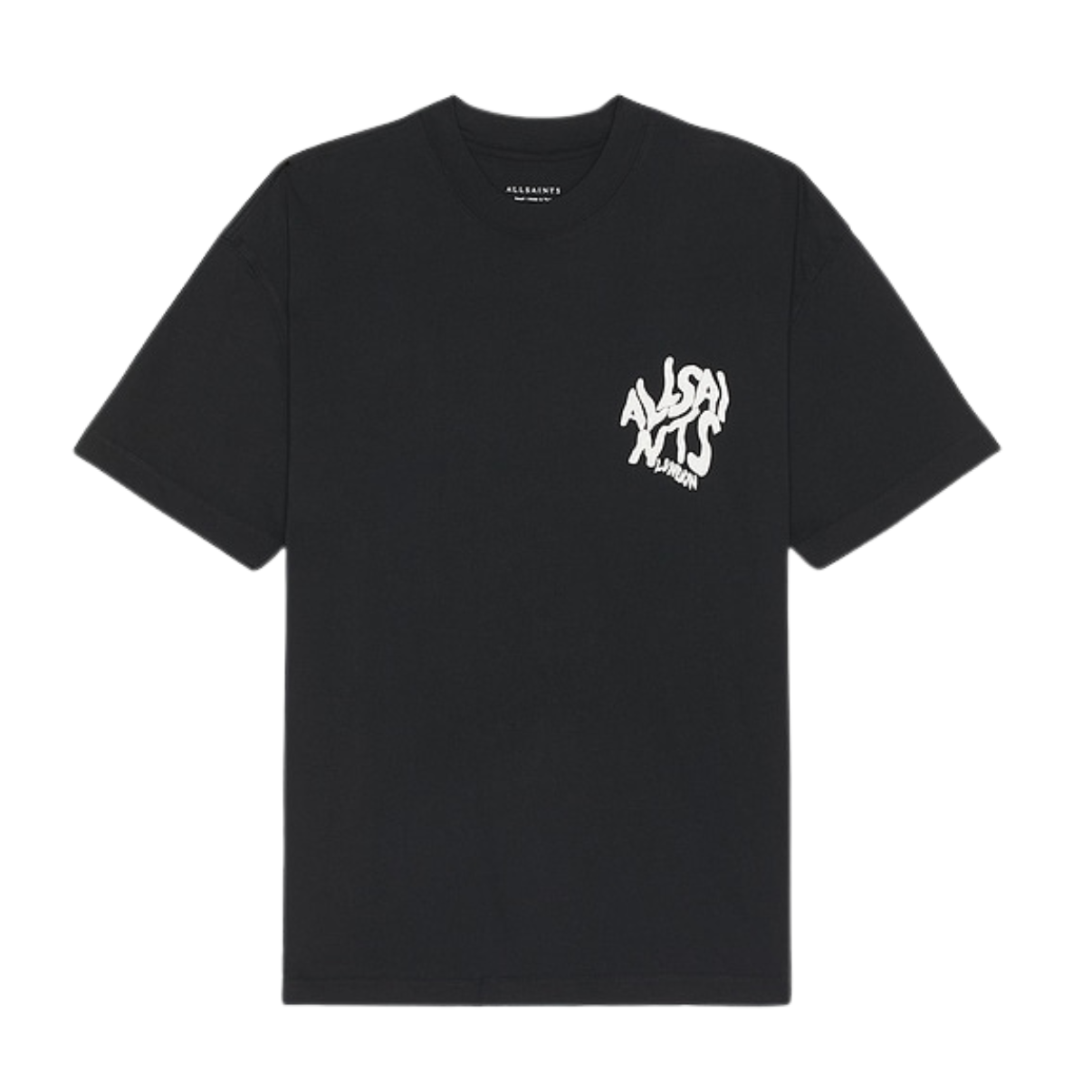 AllSaints Graffiti Logo Black