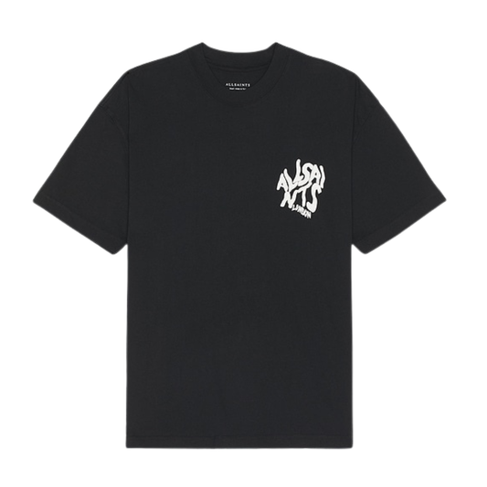 AllSaints Graffiti Logo Black