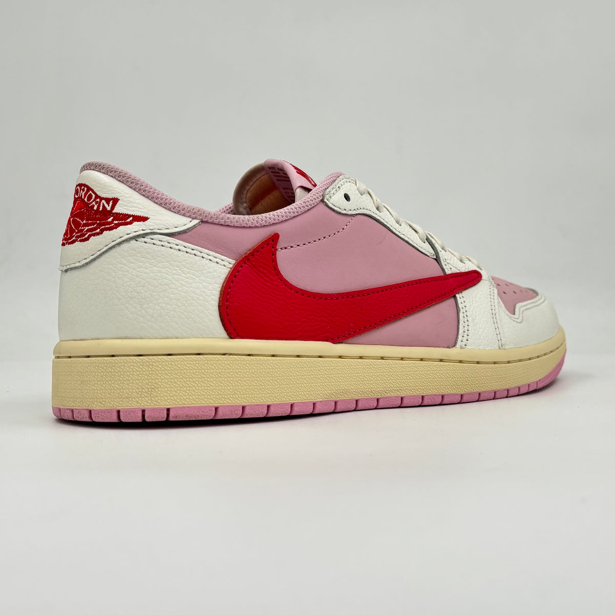 Air Jordan 1 Low x Travis Scott "Sail Tropical Pink" (Pre-owned 9/10)