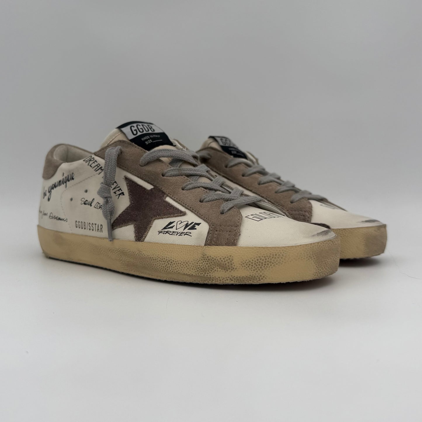 Golden Goose Super Star White Beige