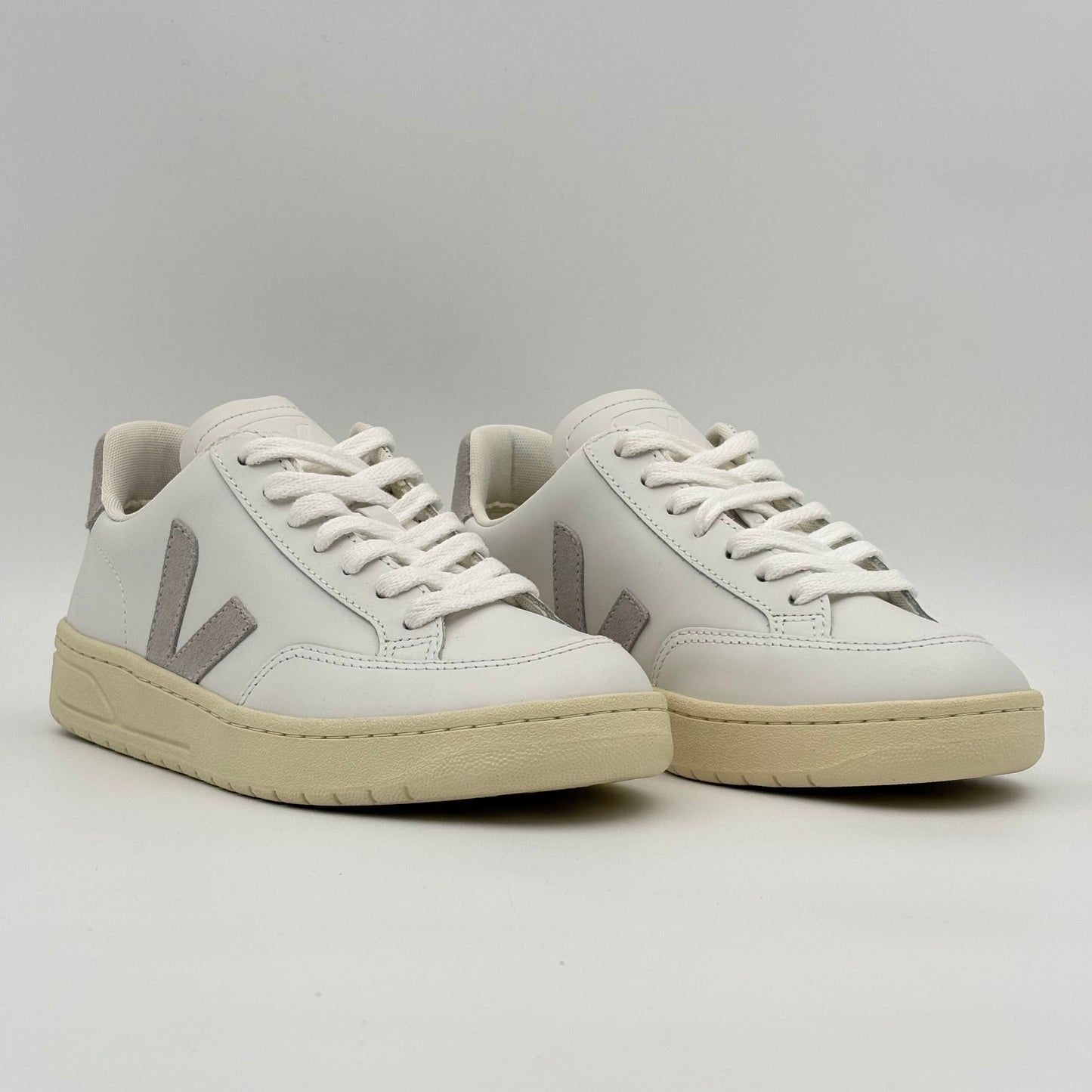 Veja V-12 White Natural Suede