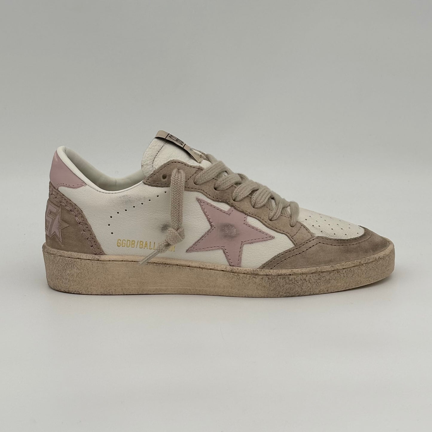 Golden Goose Ball Star White Pink SS25