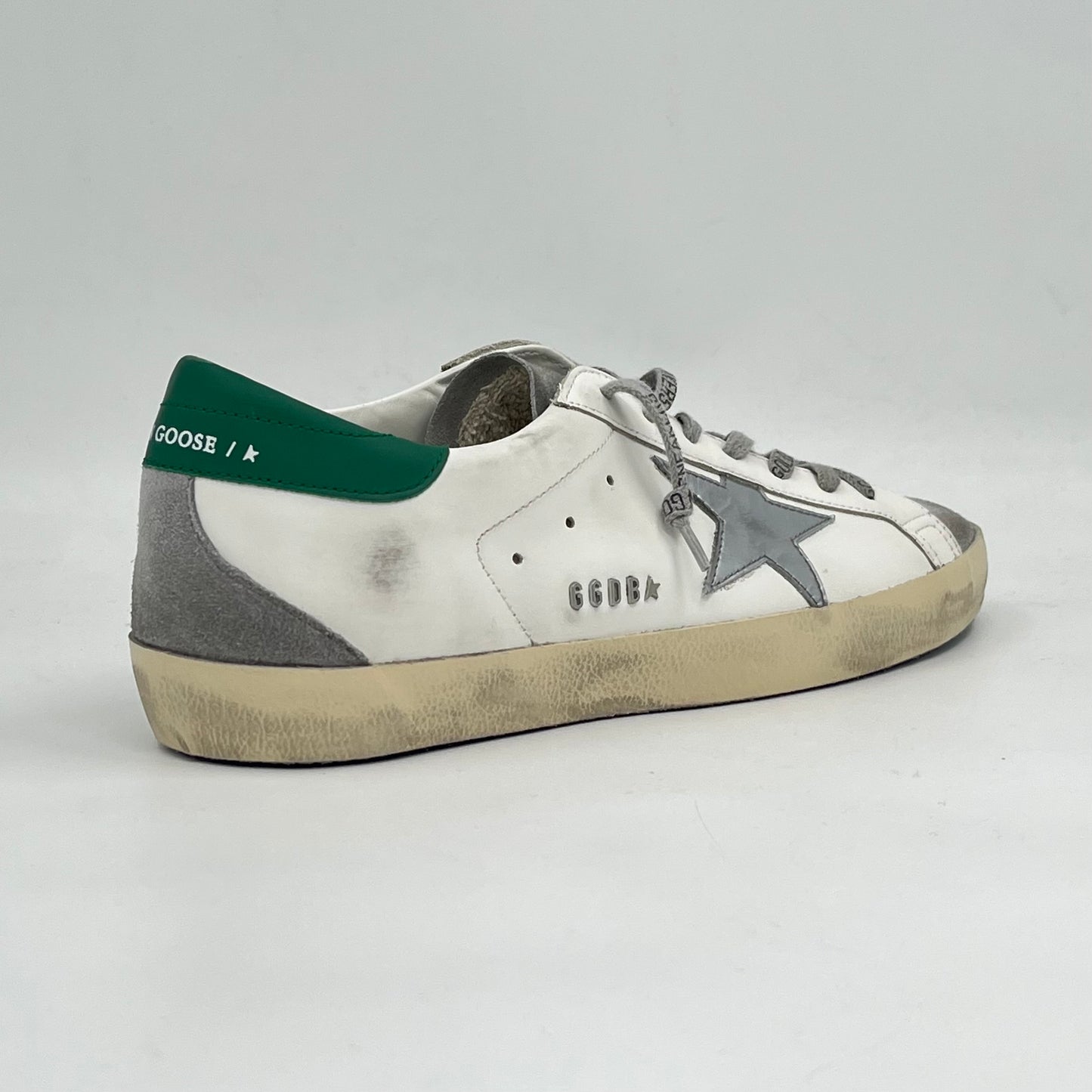 Golden Goose Súper Star Silver Green