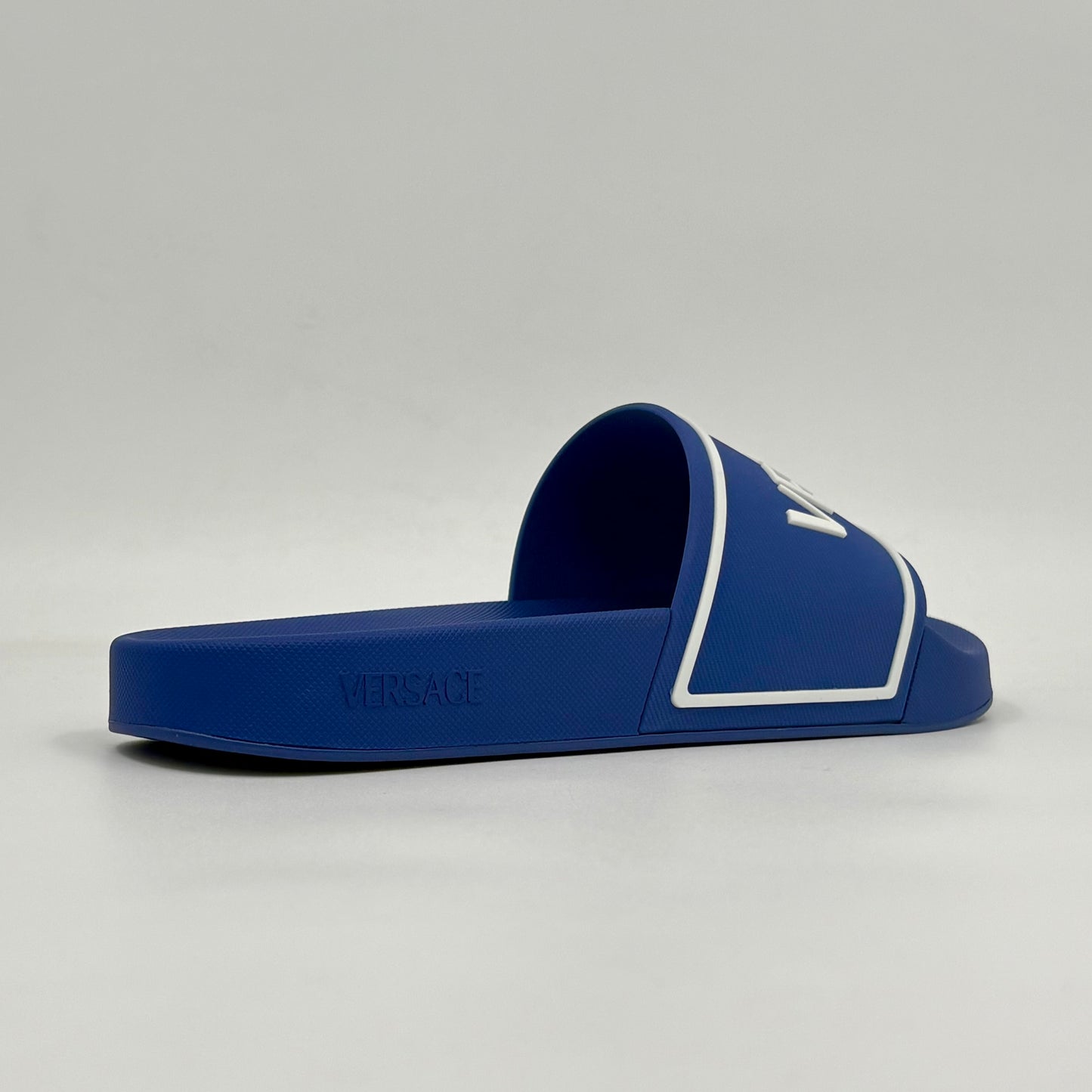 Versace Logo-embossed Slides