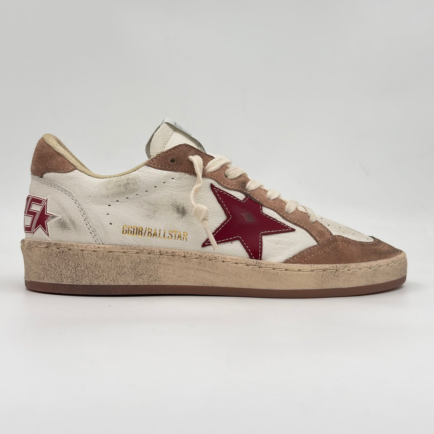 Golden Goose Ball Star White Red