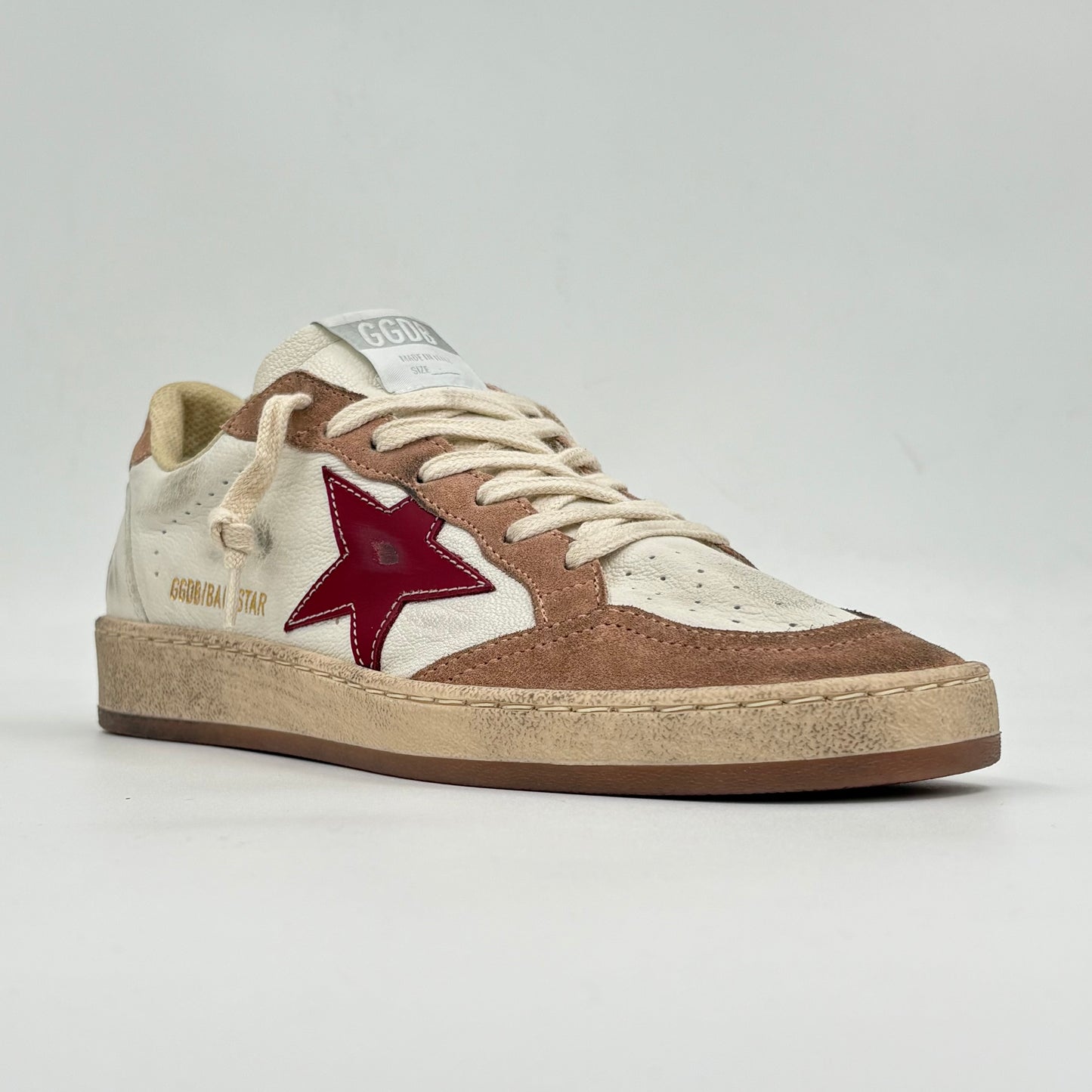 Golden Goose Ball Star White Red