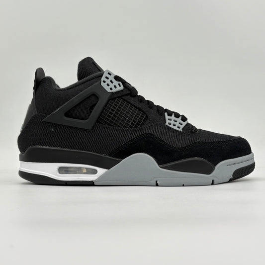 Jordan 4 Retro Black Canvas