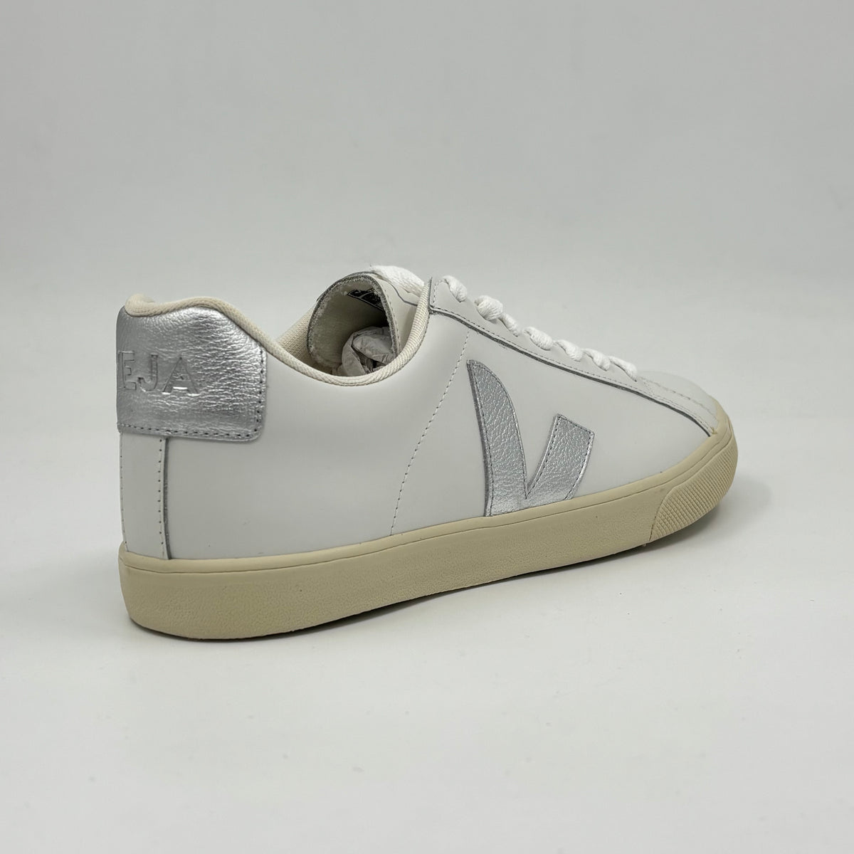 Veja Esplar Leather White Silver