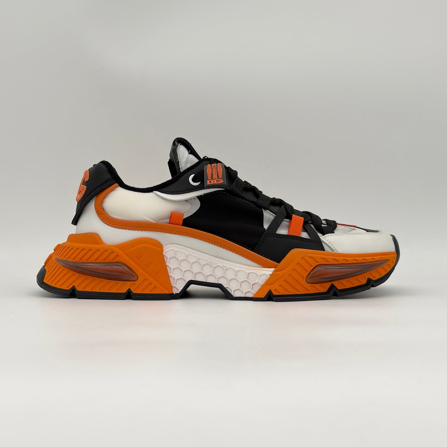 Dolce & Gabbana Airmaster Low Top Black White Orange