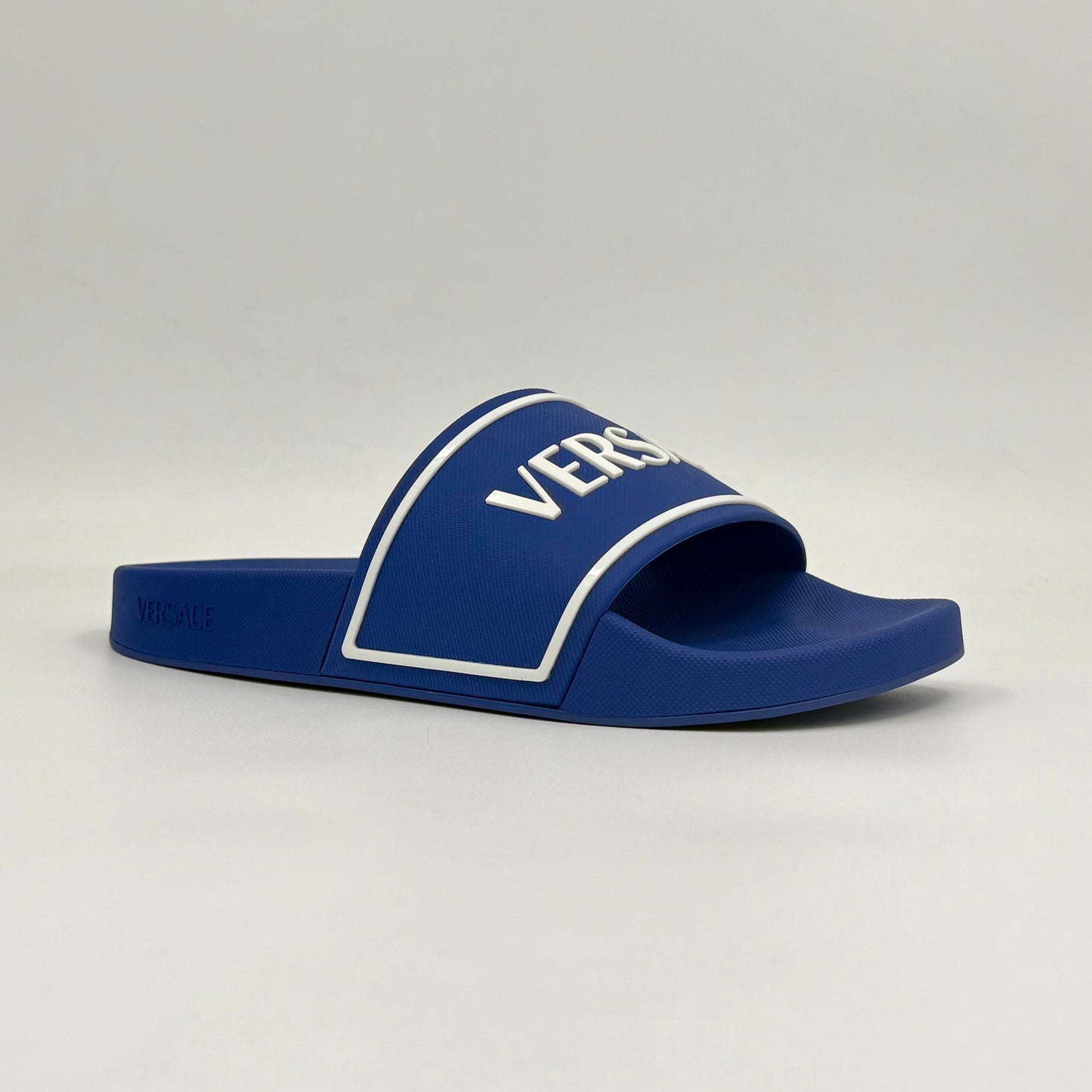 Versace Logo-embossed Slides