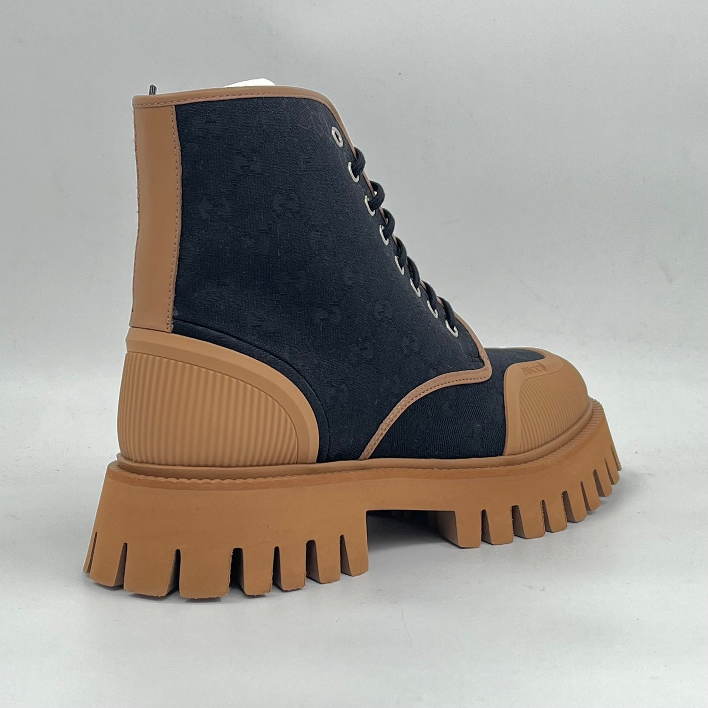 Gucci Lace Up Boot 'Maxi GG - Black’