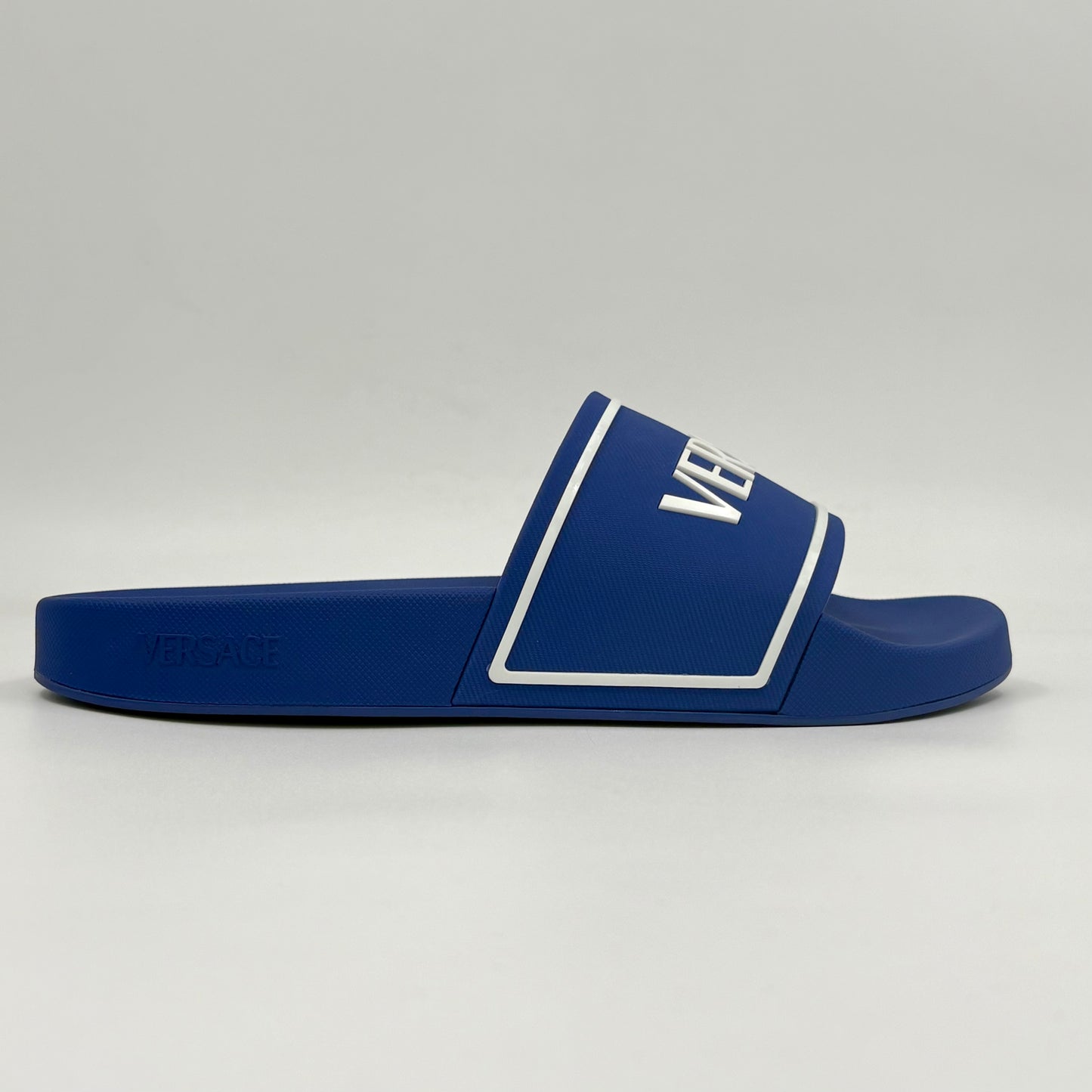 Versace Logo-embossed Slides